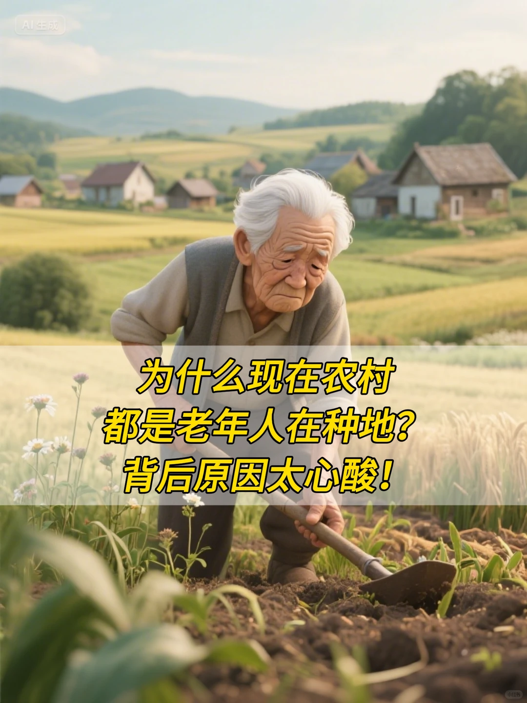 为什么现在农村是老年人在种地？原因太心酸