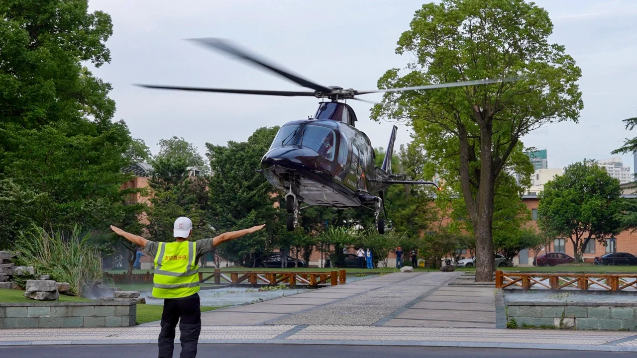 【杭州-上海】移植器官直升机转运接力