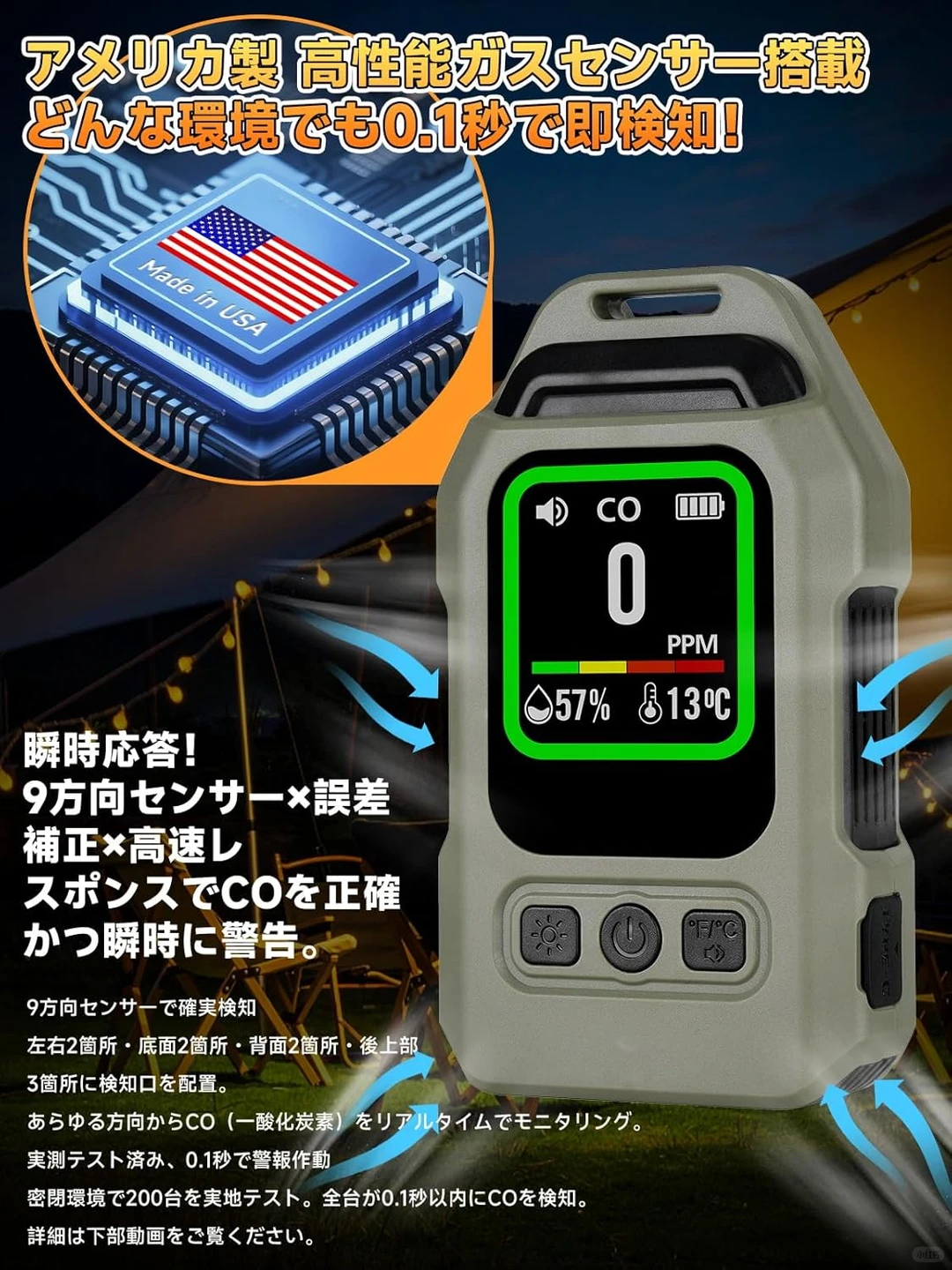 一氧化碳检测器 在日本华人来^^