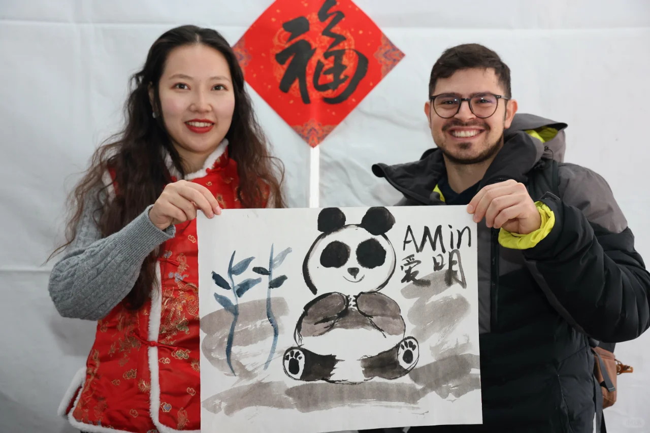 老外欢度中国新年