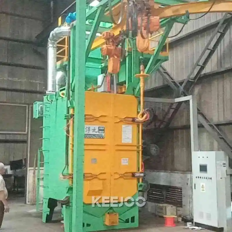 吊钩抛丸机--成品细节展示