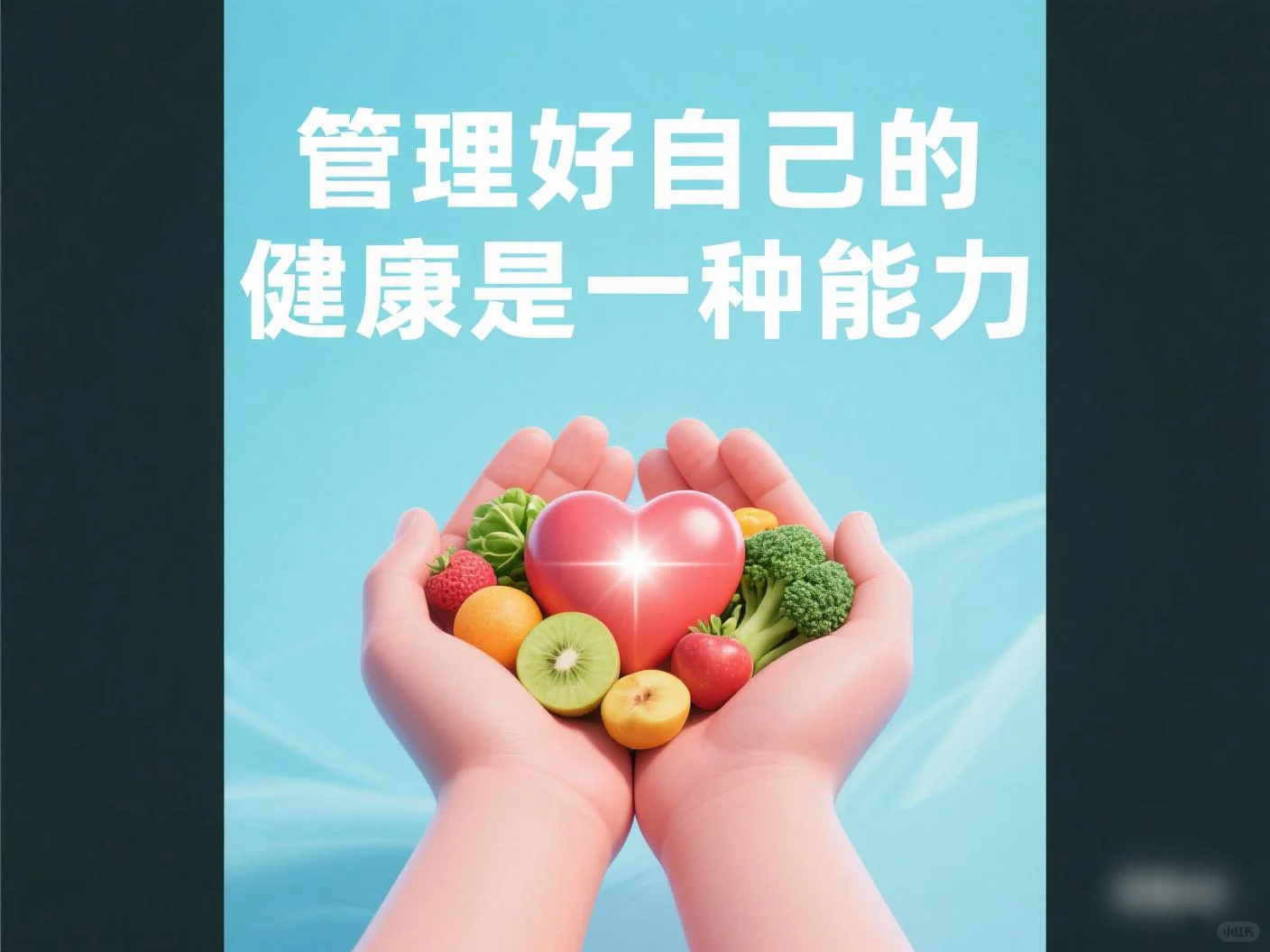 管理好自己的健康是一种能力