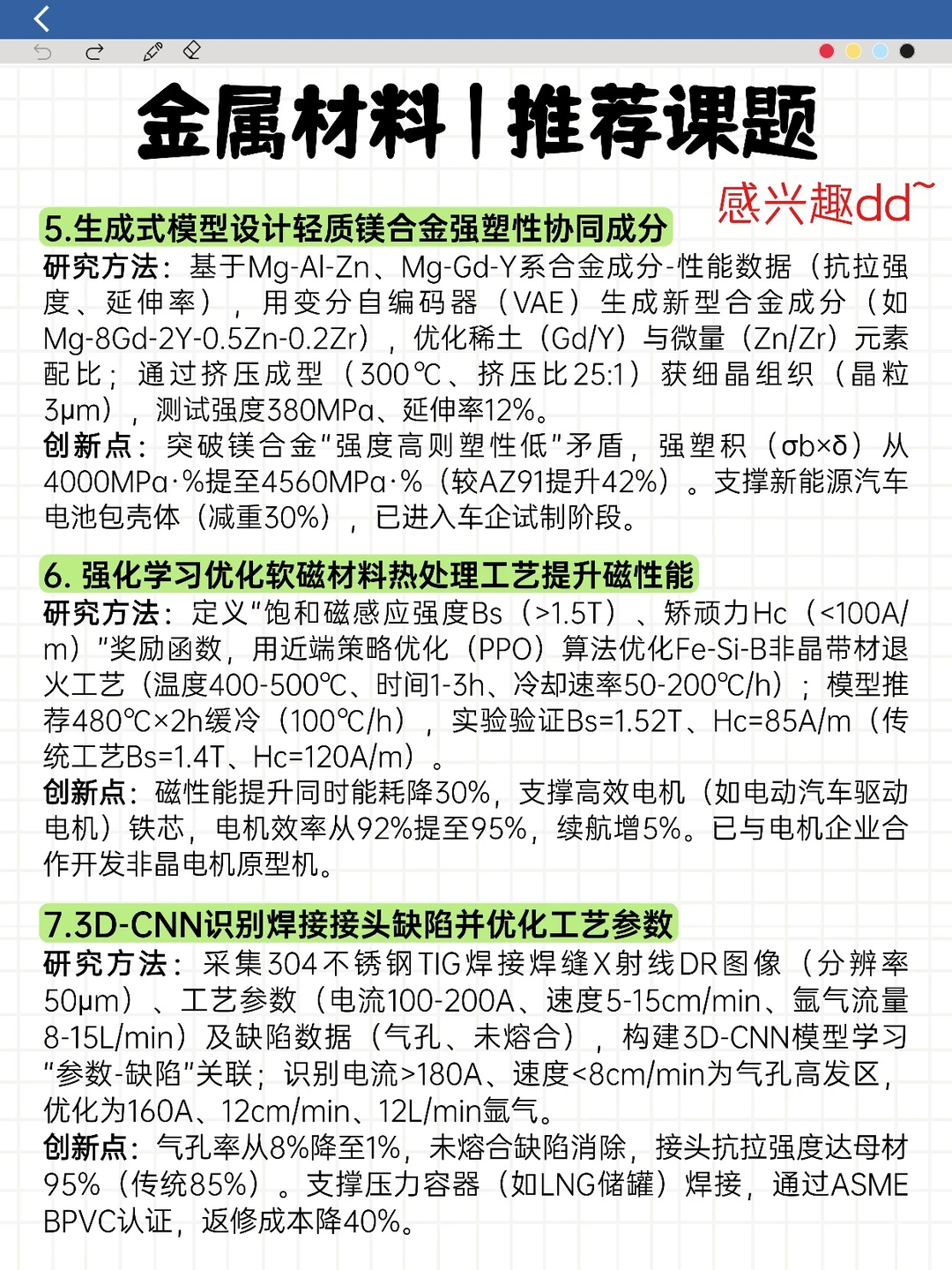 突然发现金属材料简直就是一片蓝海!!?