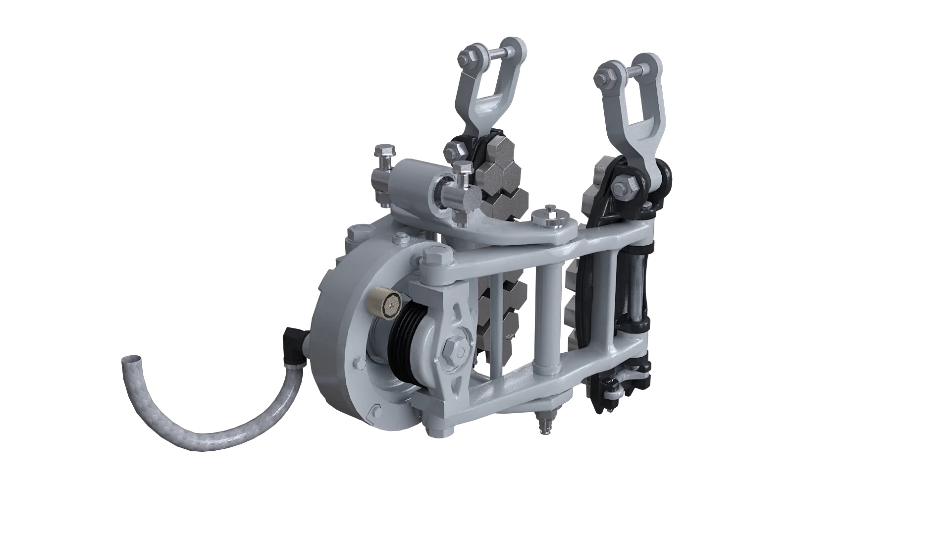 南车CR400AF复兴号转向架三维模型