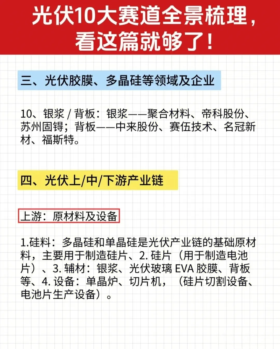 ?搞懂光伏产业链，把握新能源机遇！?