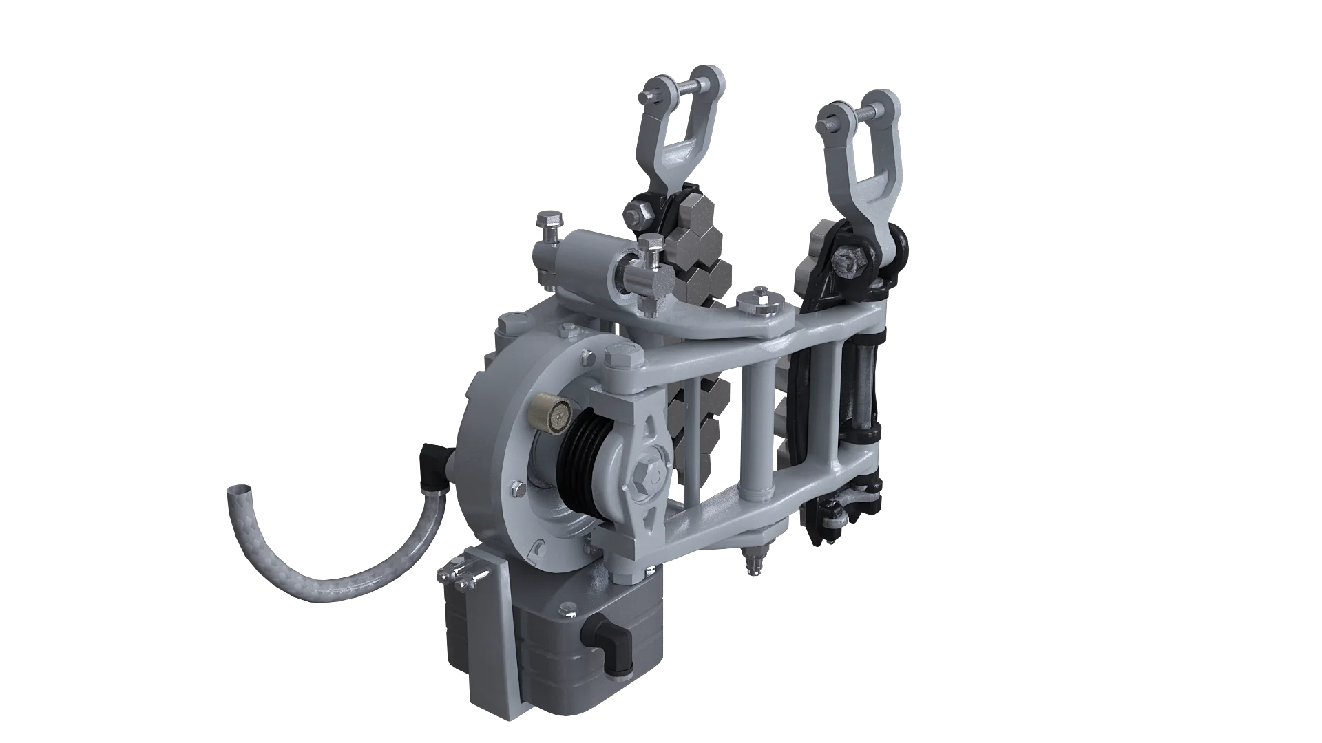 南车CR400AF复兴号转向架三维模型