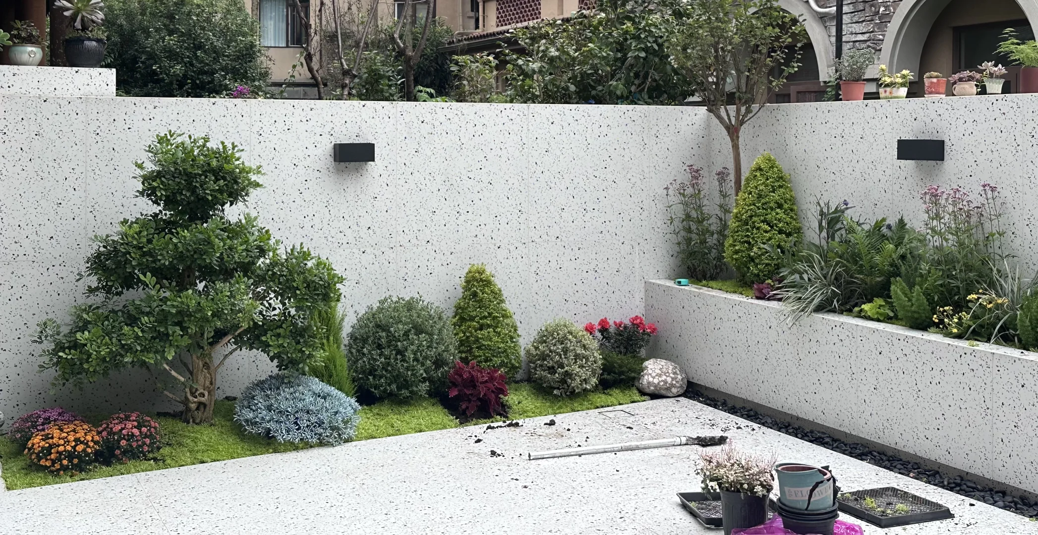 140平的花园，7000元的苗木明细来啦