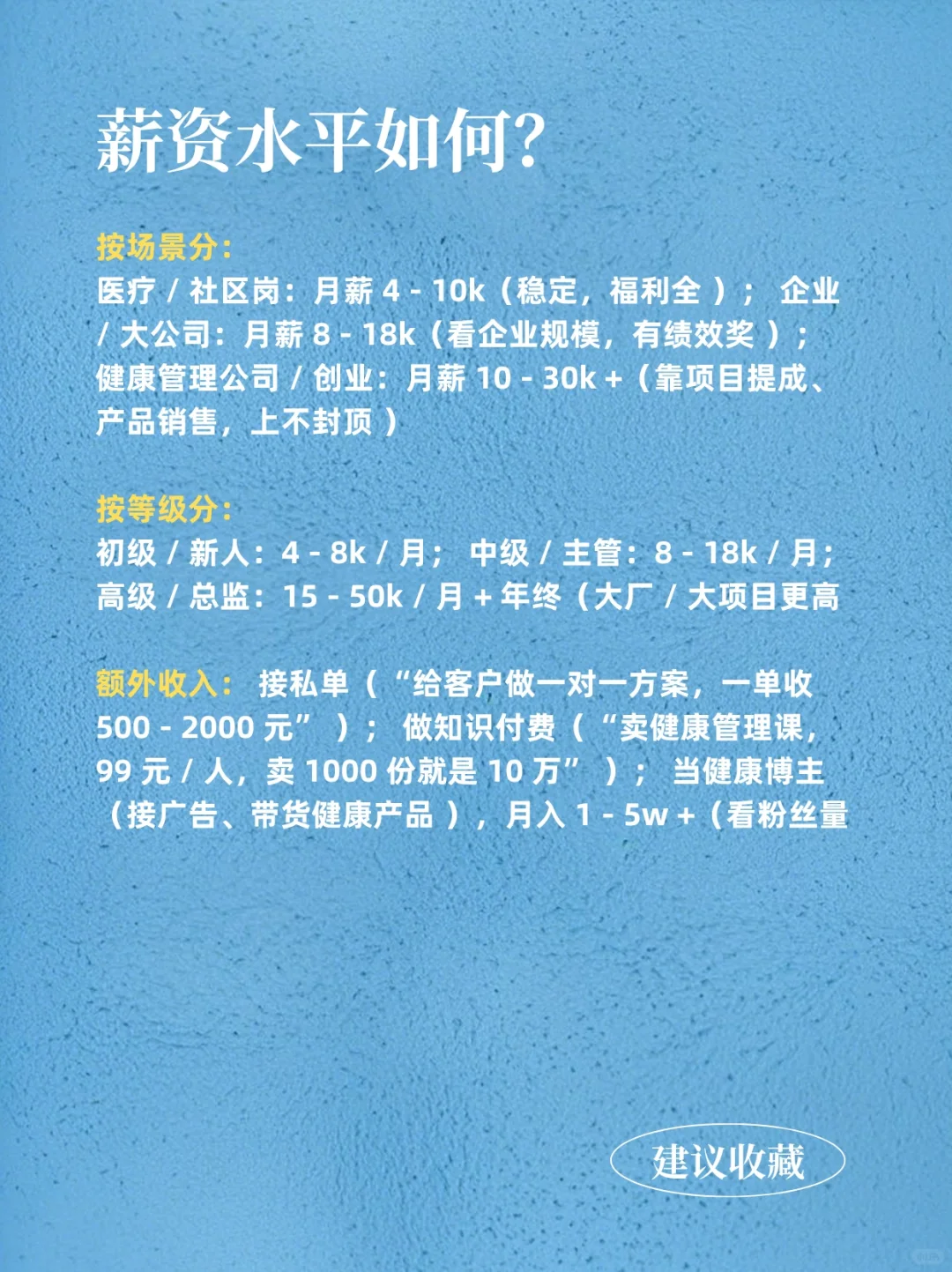 每天认识一个职业-健康管理师