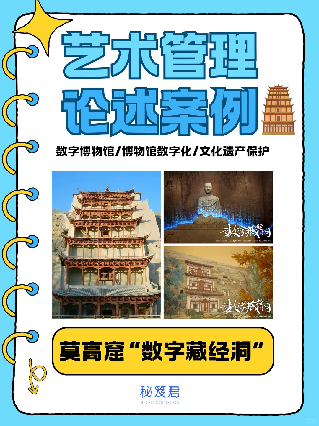 艺管论述题案例?敦煌莫高窟“数字藏经洞”