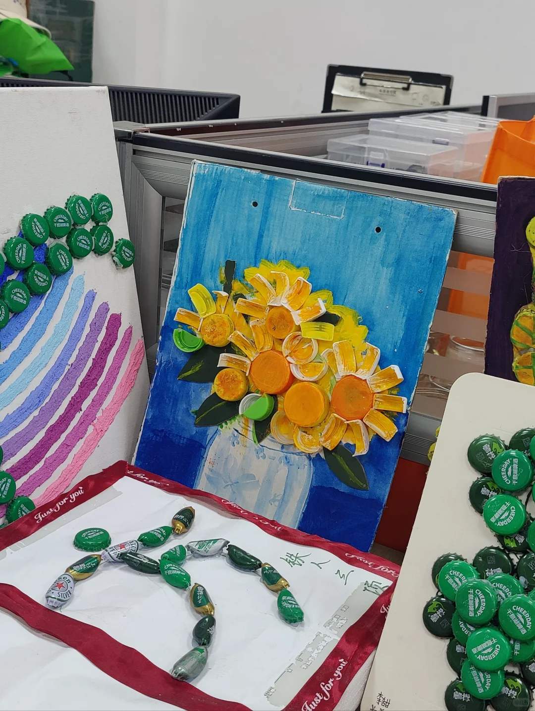 ?每个垃圾都可以变成小玩具。