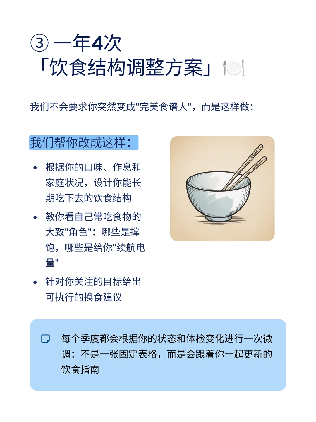 私人定制一对一，全年度健康管理服务