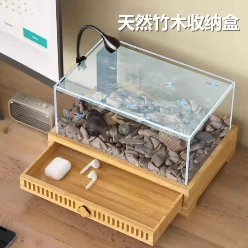 ✨立式玻璃鱼缸，高级感拉满！