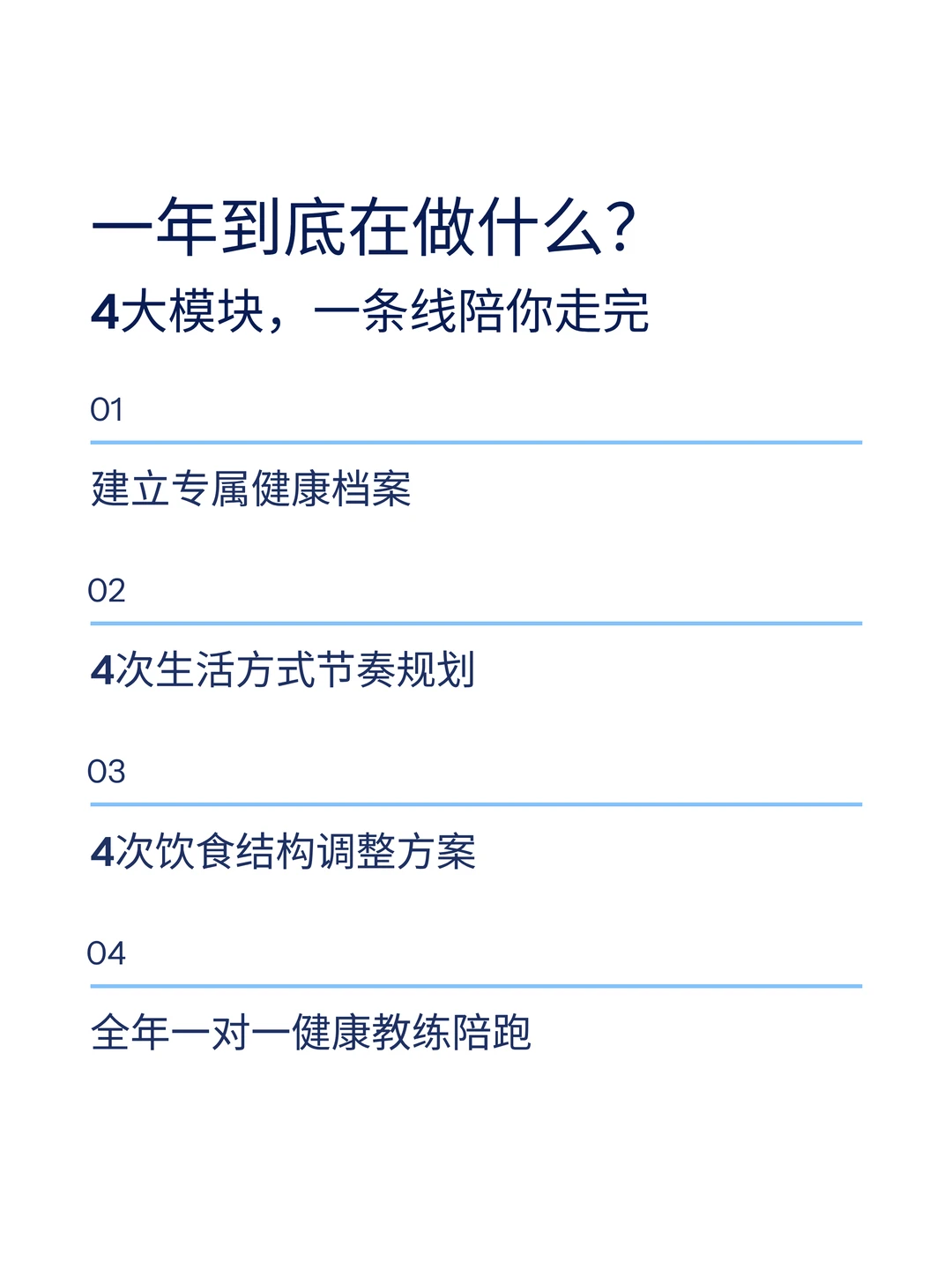 私人定制一对一，全年度健康管理服务