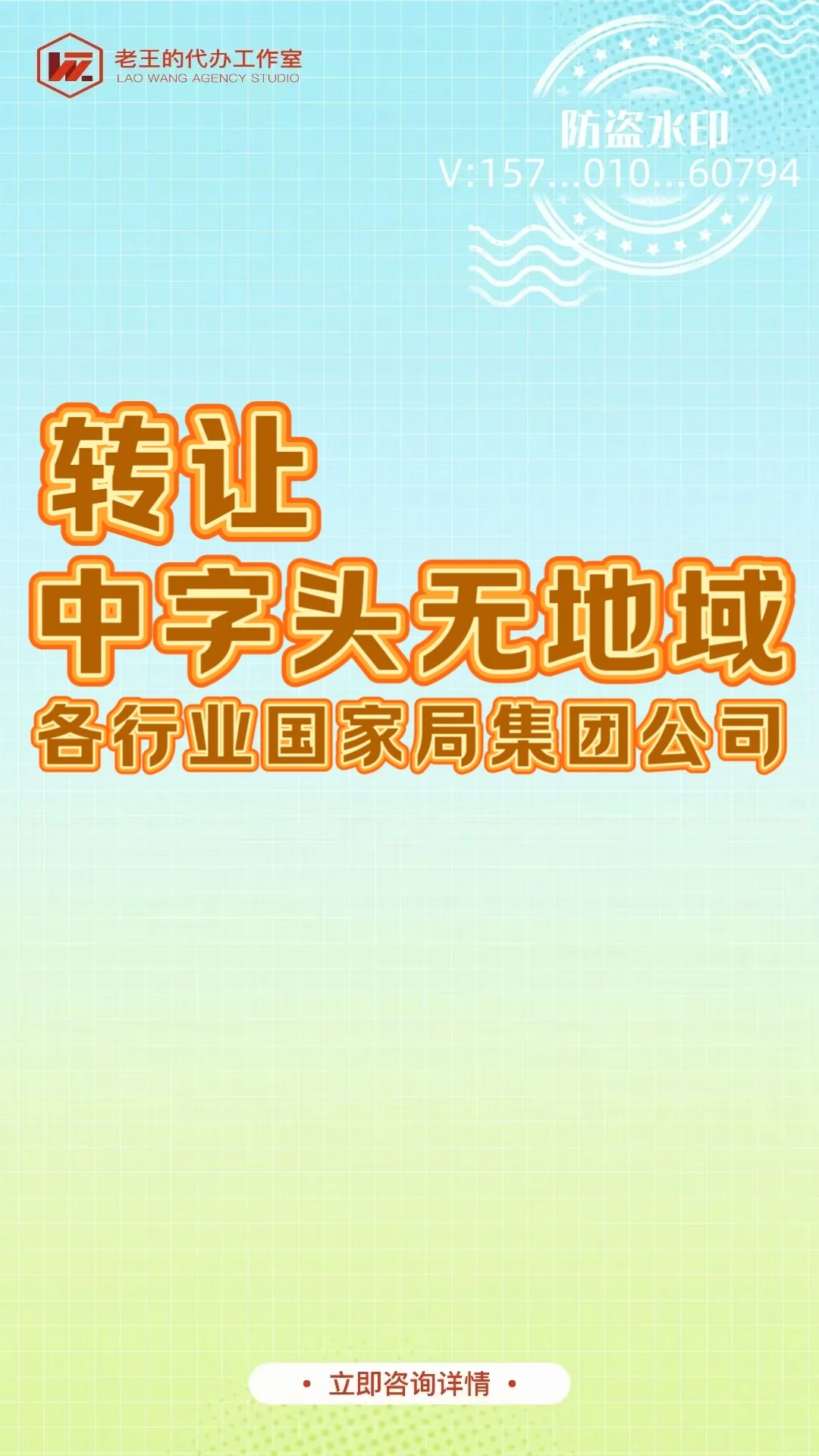 中字头无地域各行业国家局集团公司转让