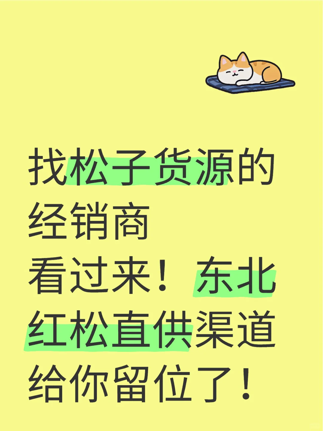 找松子货源的朋友看过来