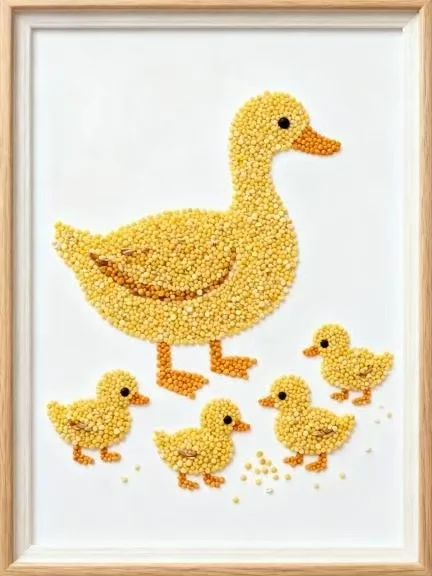 挑战五谷杂粮拼贴画第706天|小动物