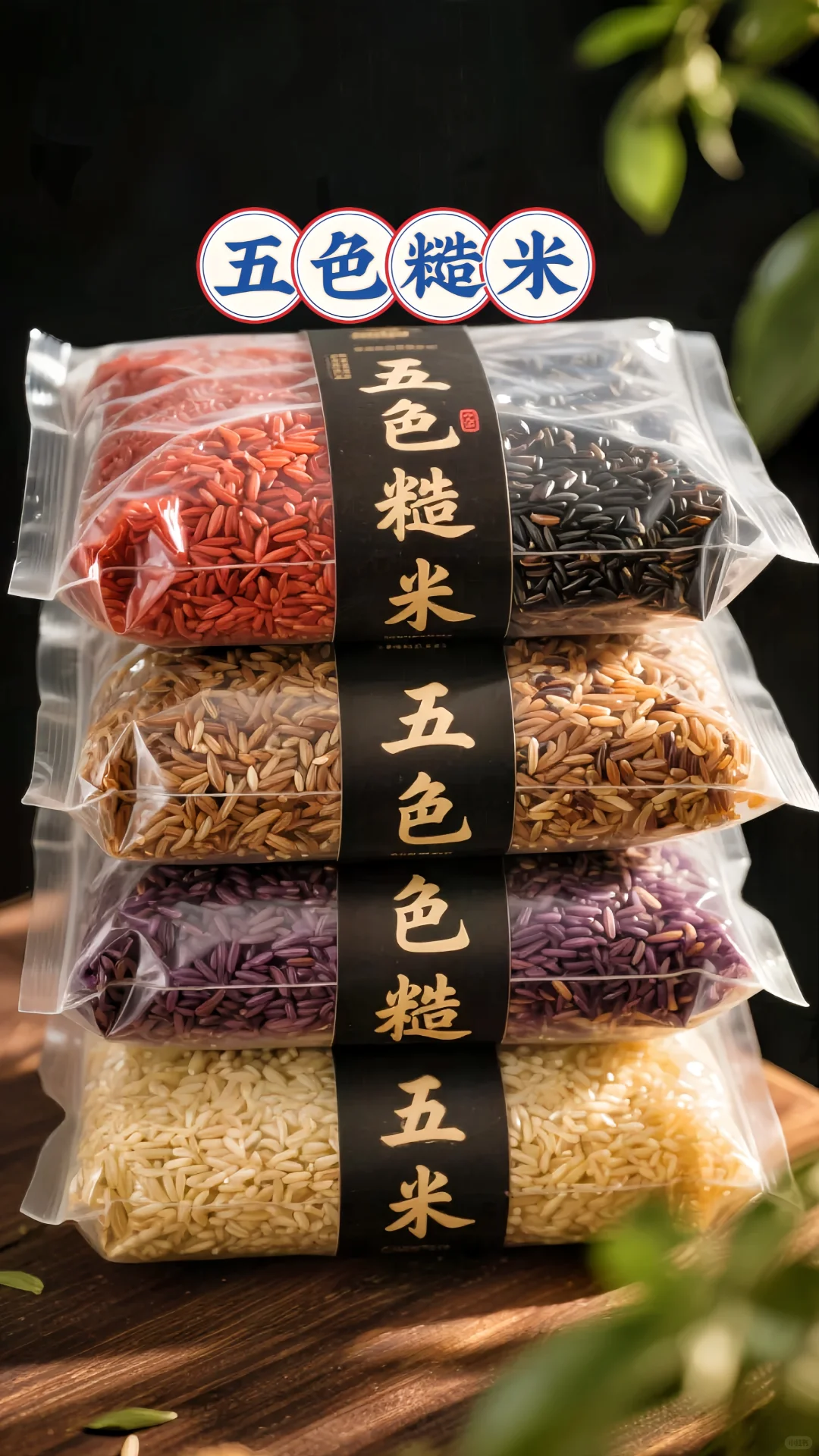 建议把主食换成五色糙米！