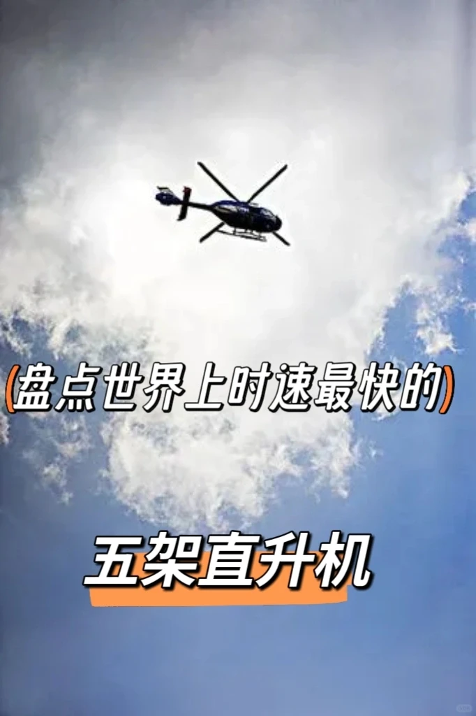 盘点世界上时速最快的五架直升机