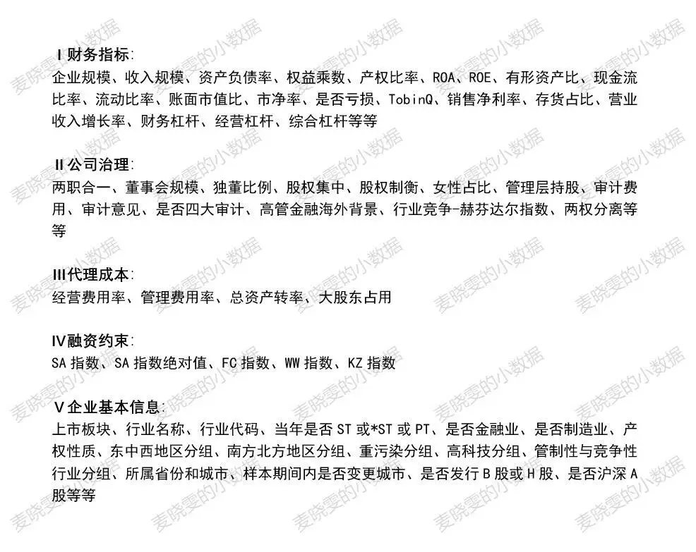 2006-2024年 上市公司-常用控制变量2.0