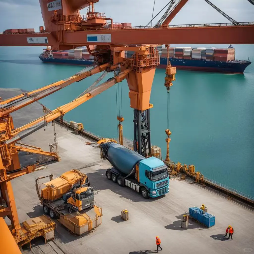 混泥土泵车散杂船运输全流程详解