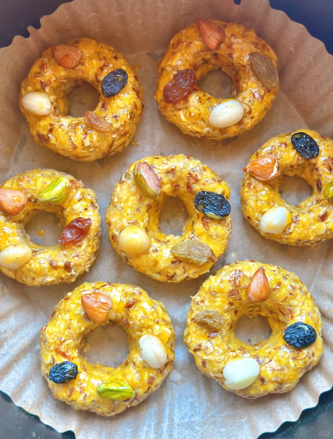 低卡低脂，坚果南瓜麦片圈，好吃又健康