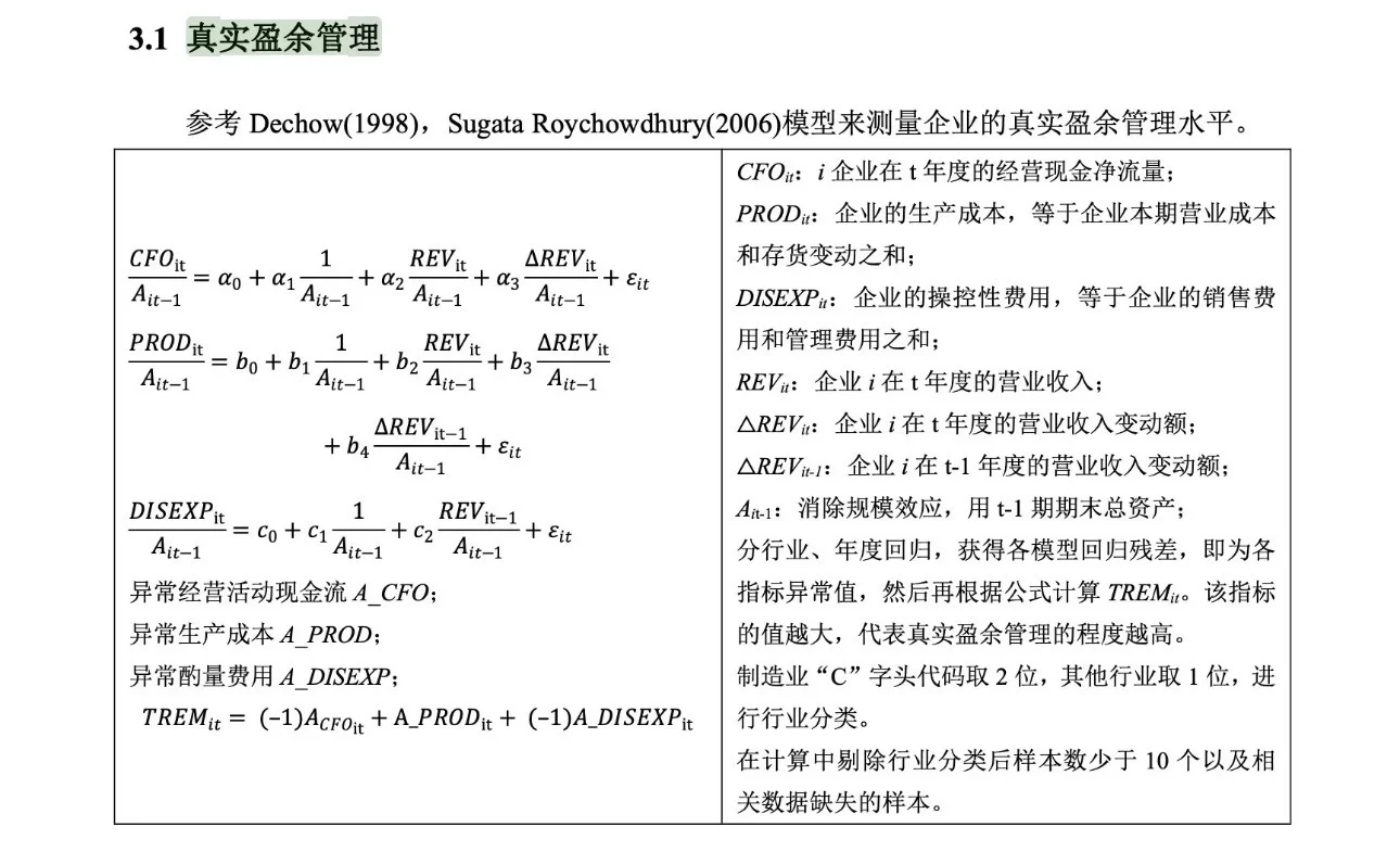 2000-2024年 上市公司-真实盈余管理