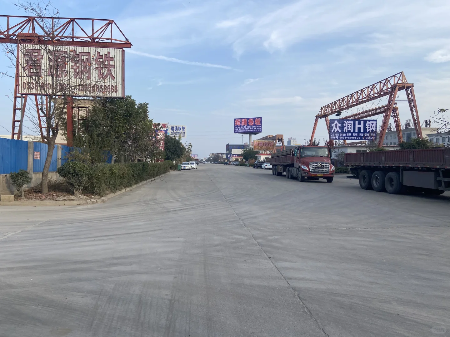 来满庄钢材市场调研下现货市场，学习中……