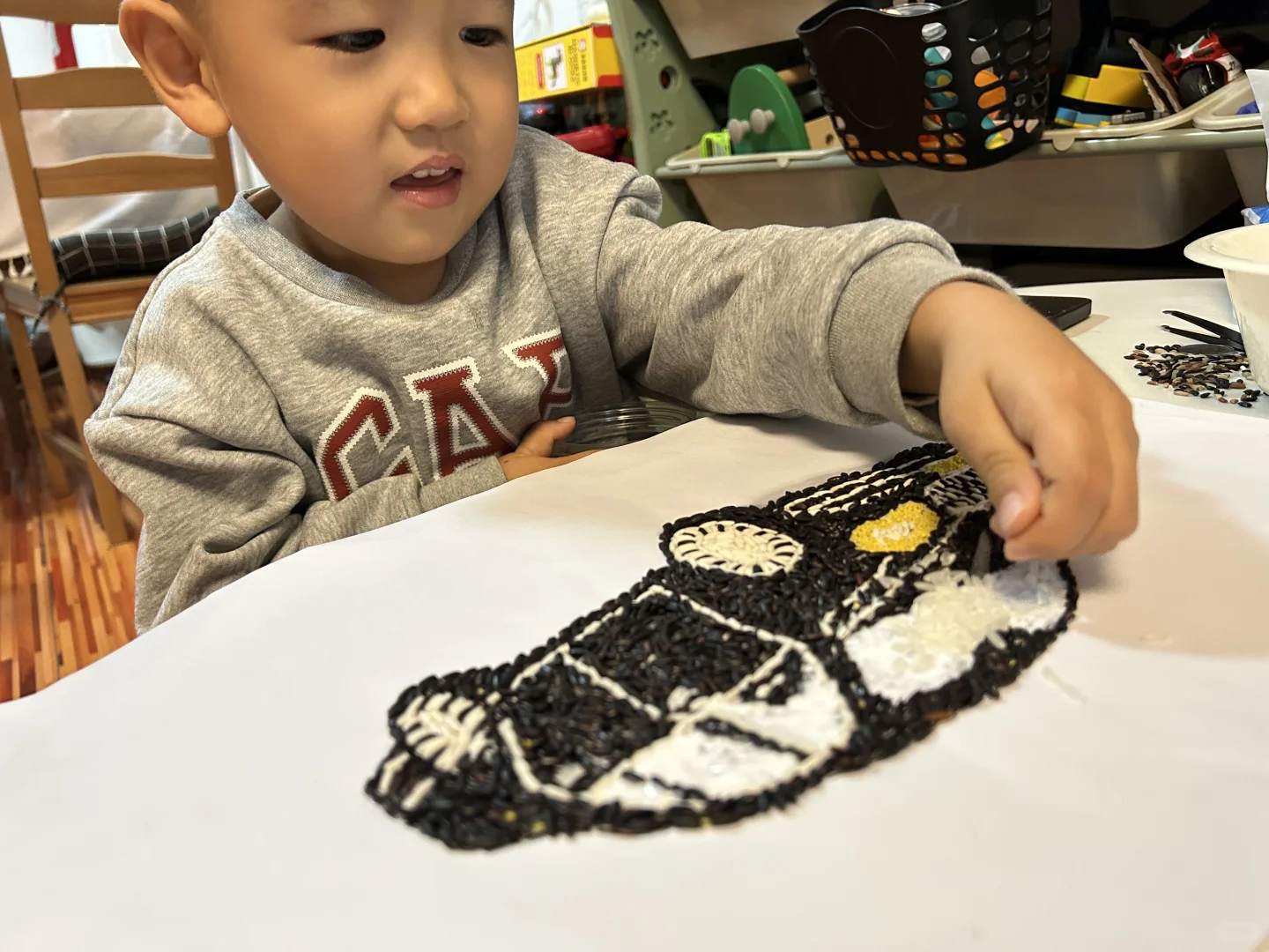 五谷杂粮做手工