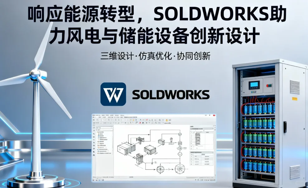 SOLIDWORKS助力风电与储能设备创新设计