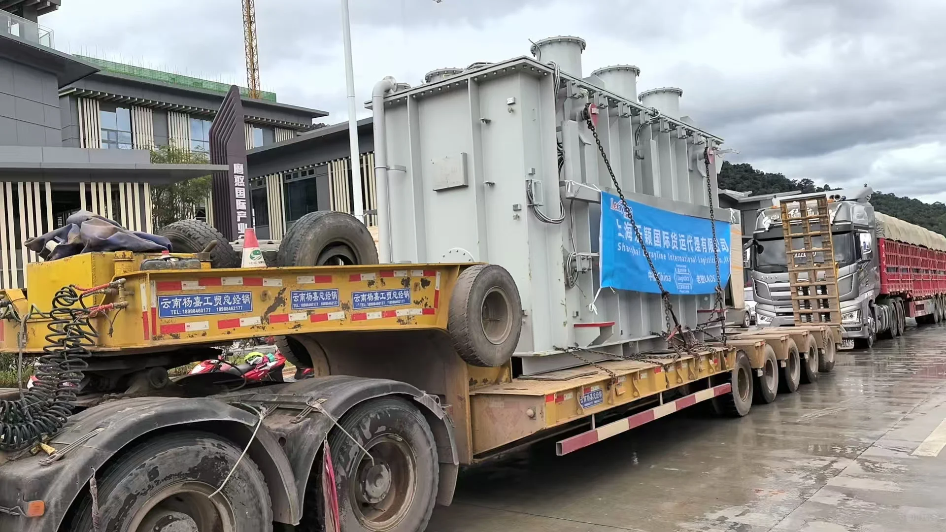 老挝甘蒙省塔克变电站项目物流