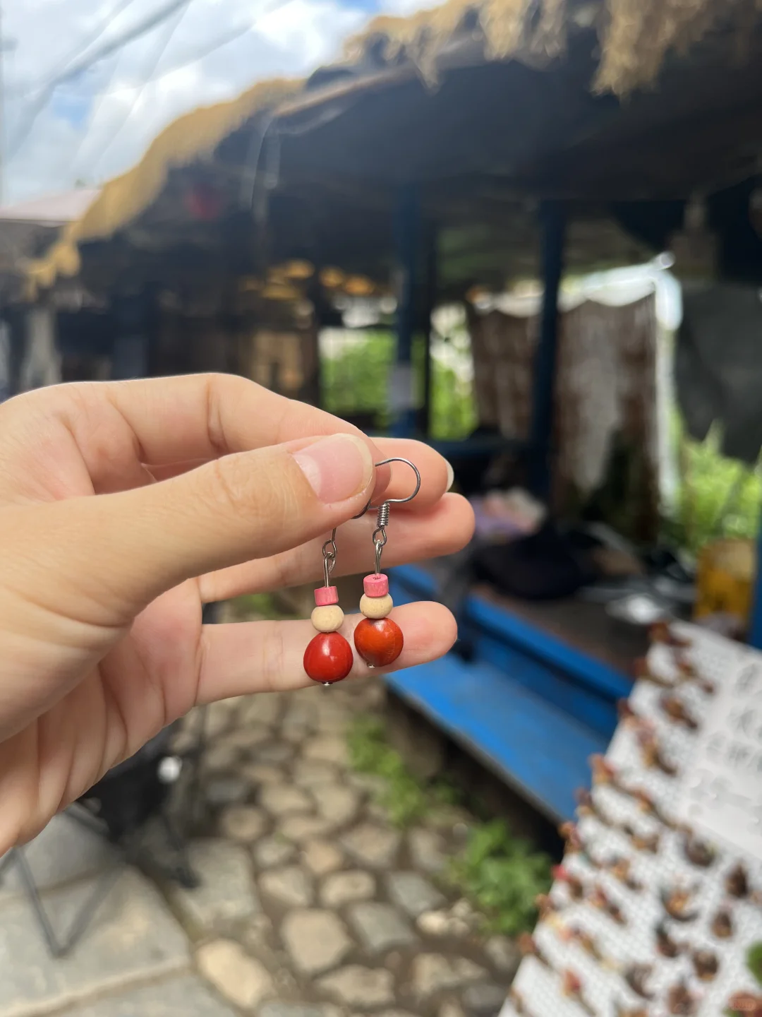 果实耳环简单复杂款式都有