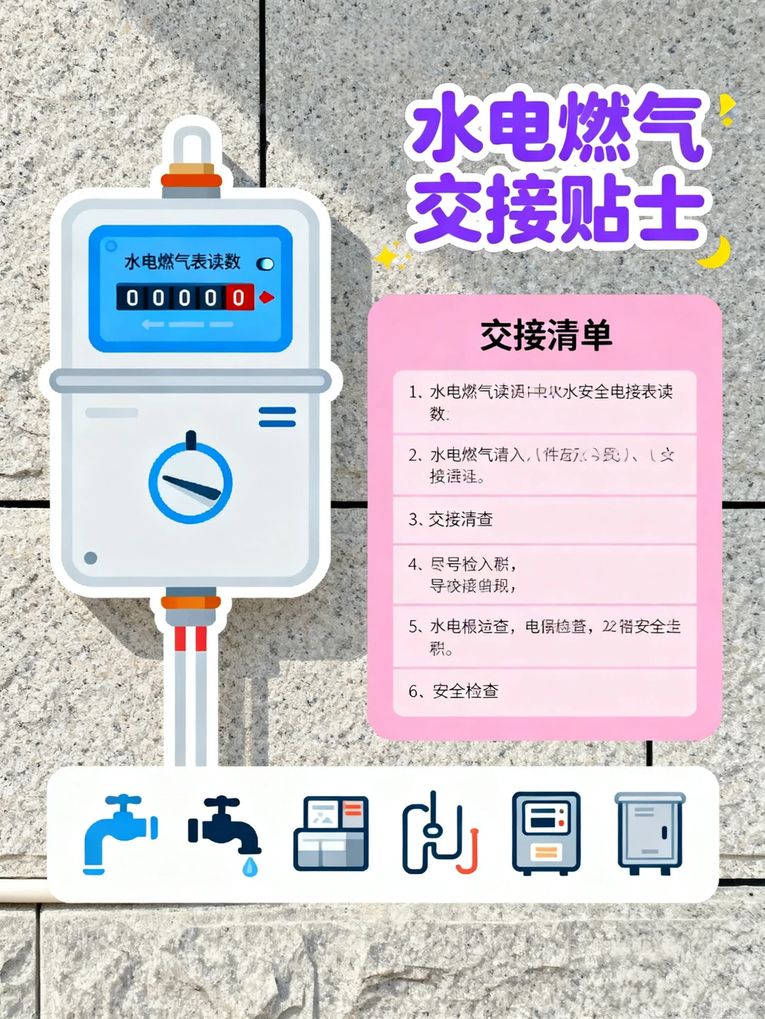 租房应该怎么做水电燃气的交接工作！