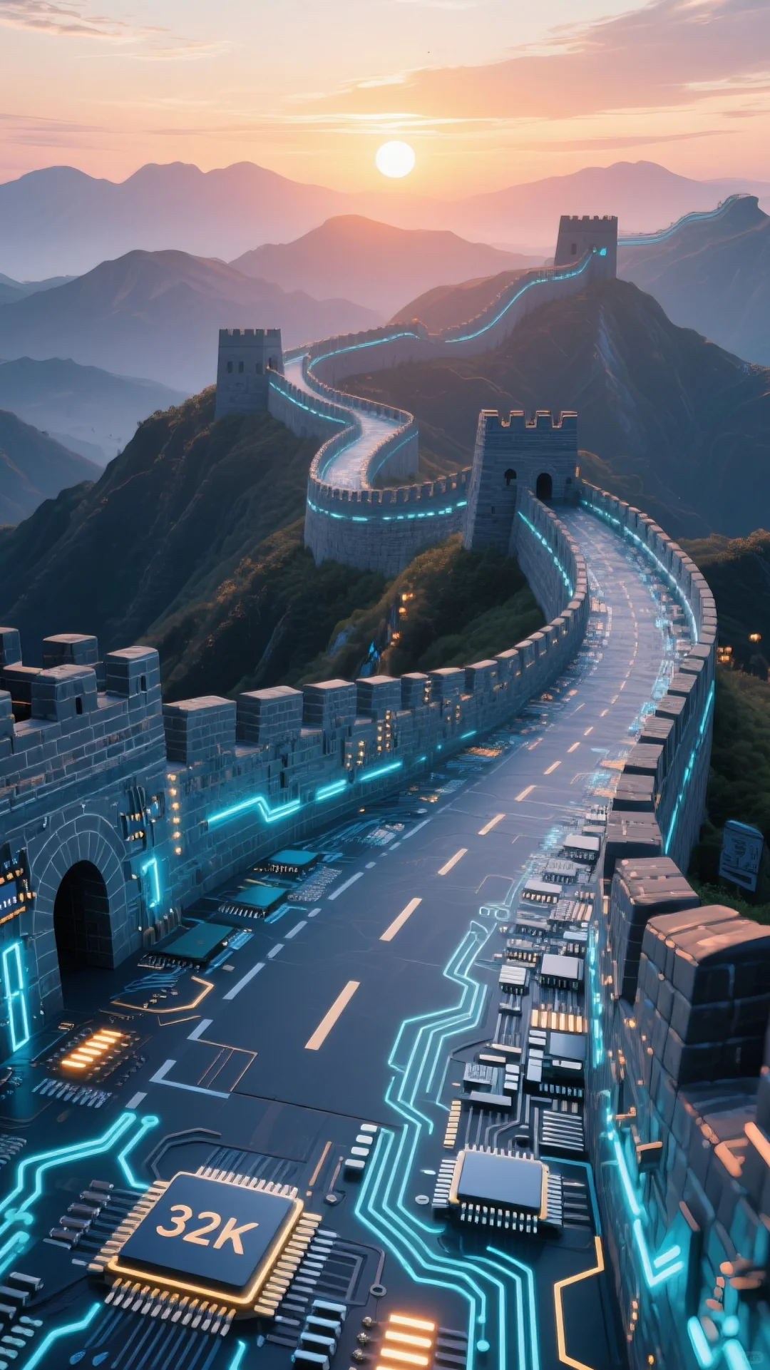 大国重器，数字长城！科技感爆棚！