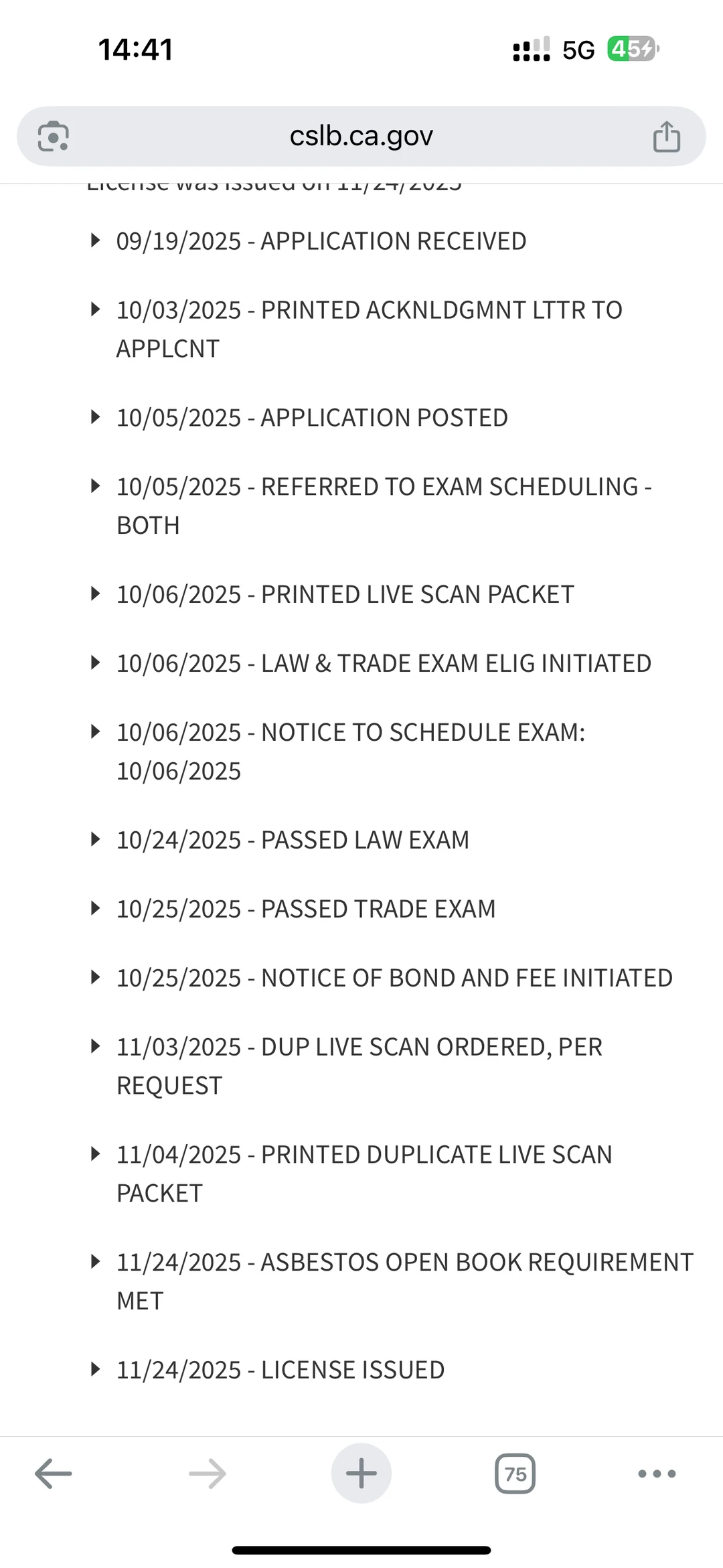 我终于拿到加州C10执照了