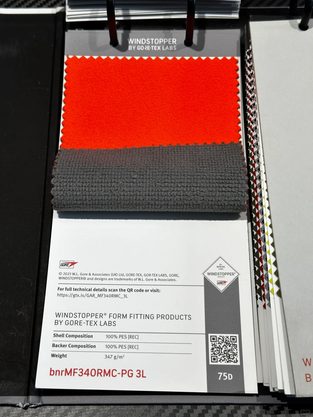 GORE TEX EPE膜直观展示