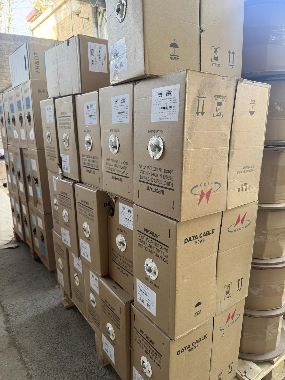 超五类超六类网线处理，全新整箱网线处理