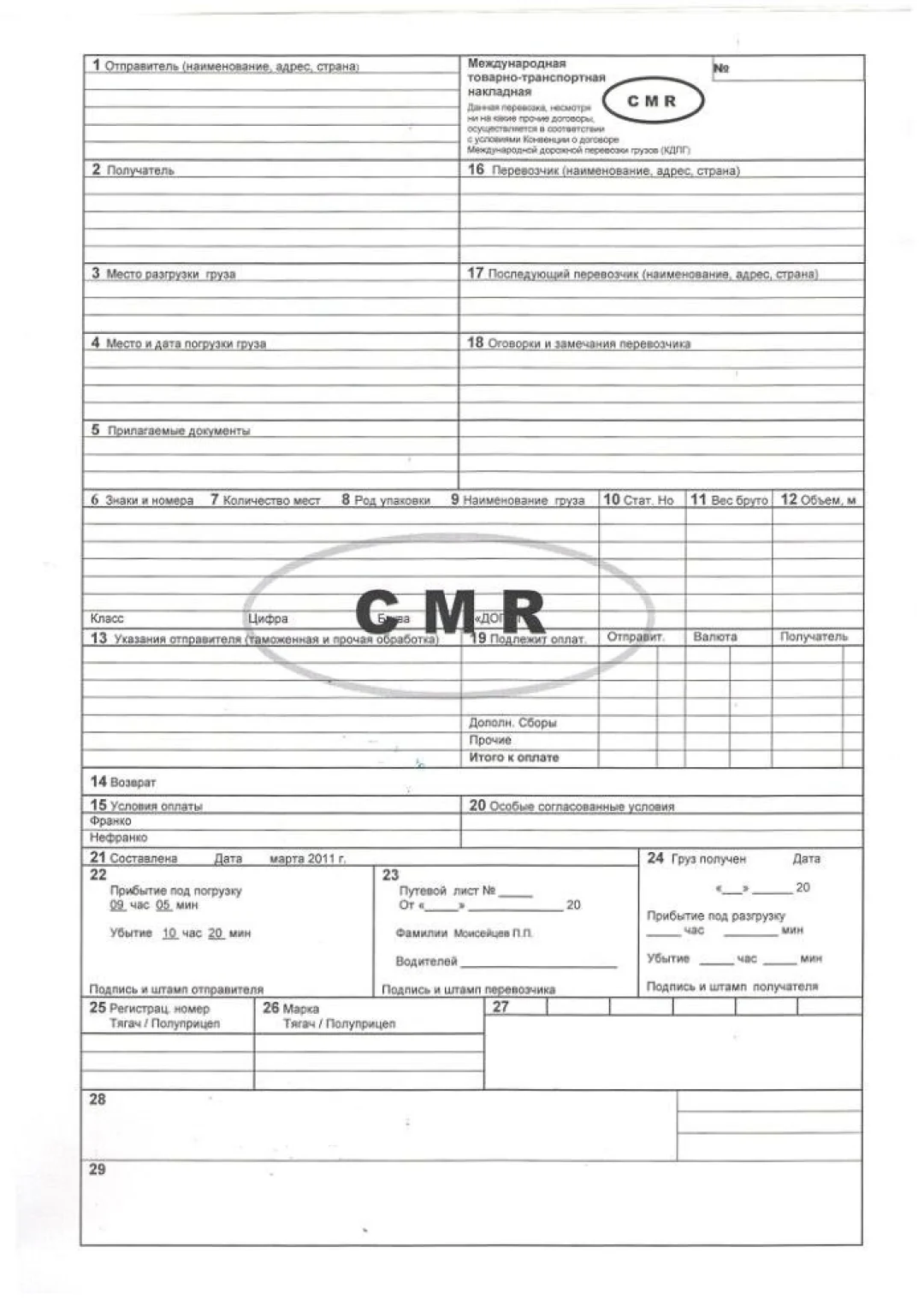 认识CMR运单:国际公路运输的“灵魂文件”