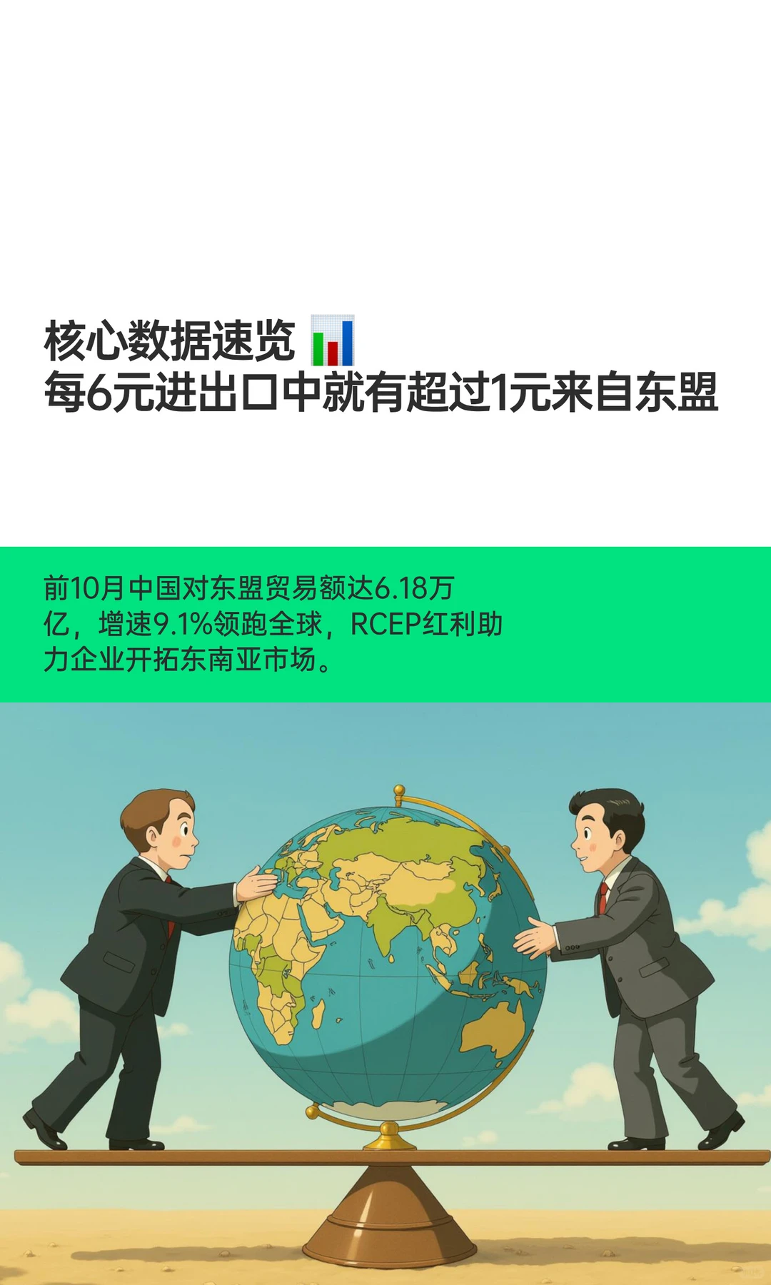 核心数据速览 ?每6元进出口中就有超过
