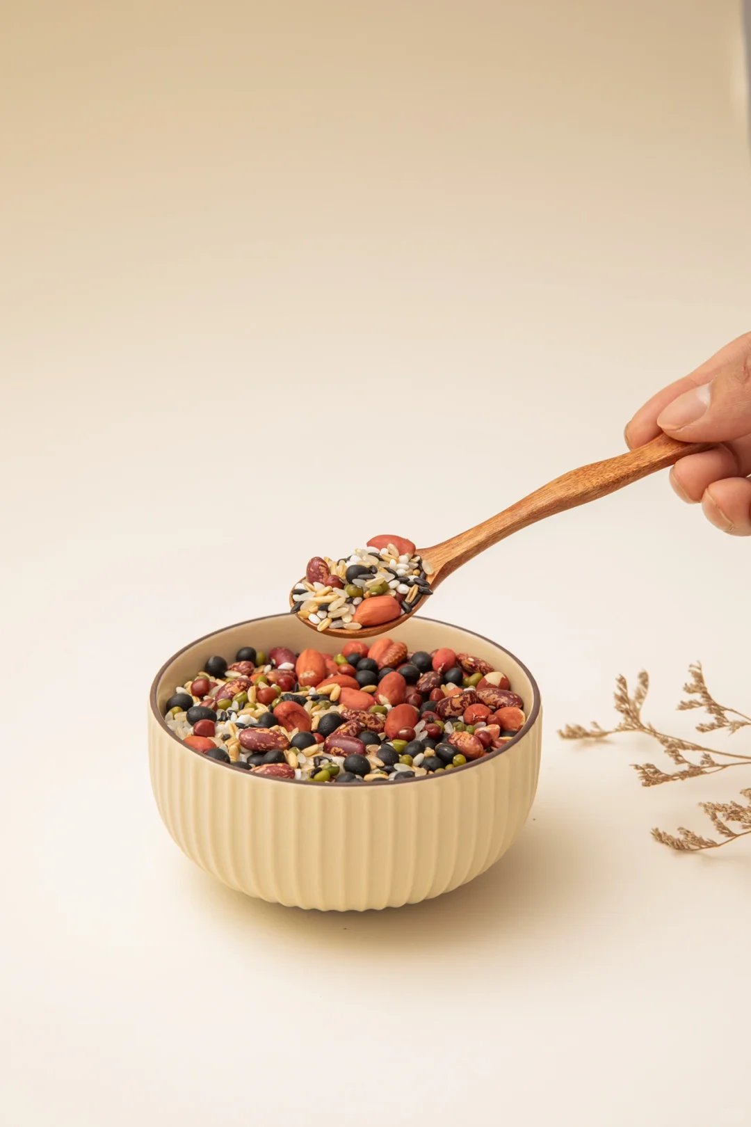 有“十种谷物”搭配的十谷米