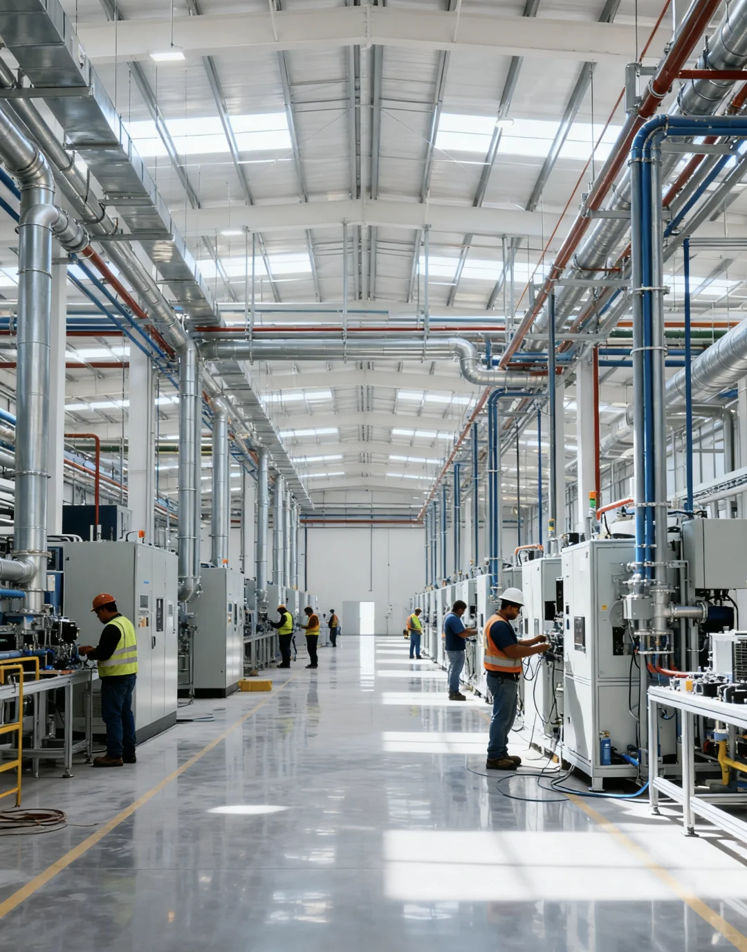 海外建厂参考 墨西哥电子厂机电安装实景