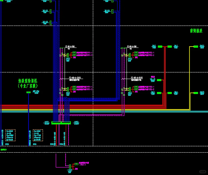 代画-建筑电气CAD全套图纸