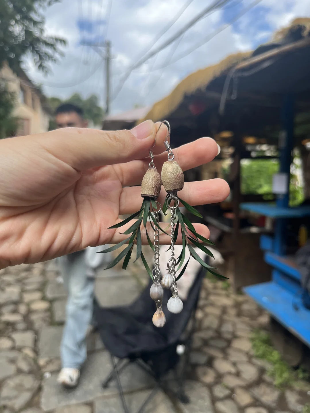 果实耳环简单复杂款式都有