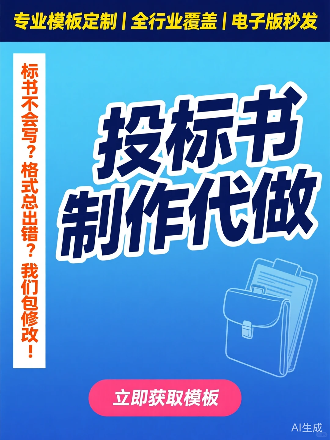 投标书代做攻略·招标文件模板干货分享