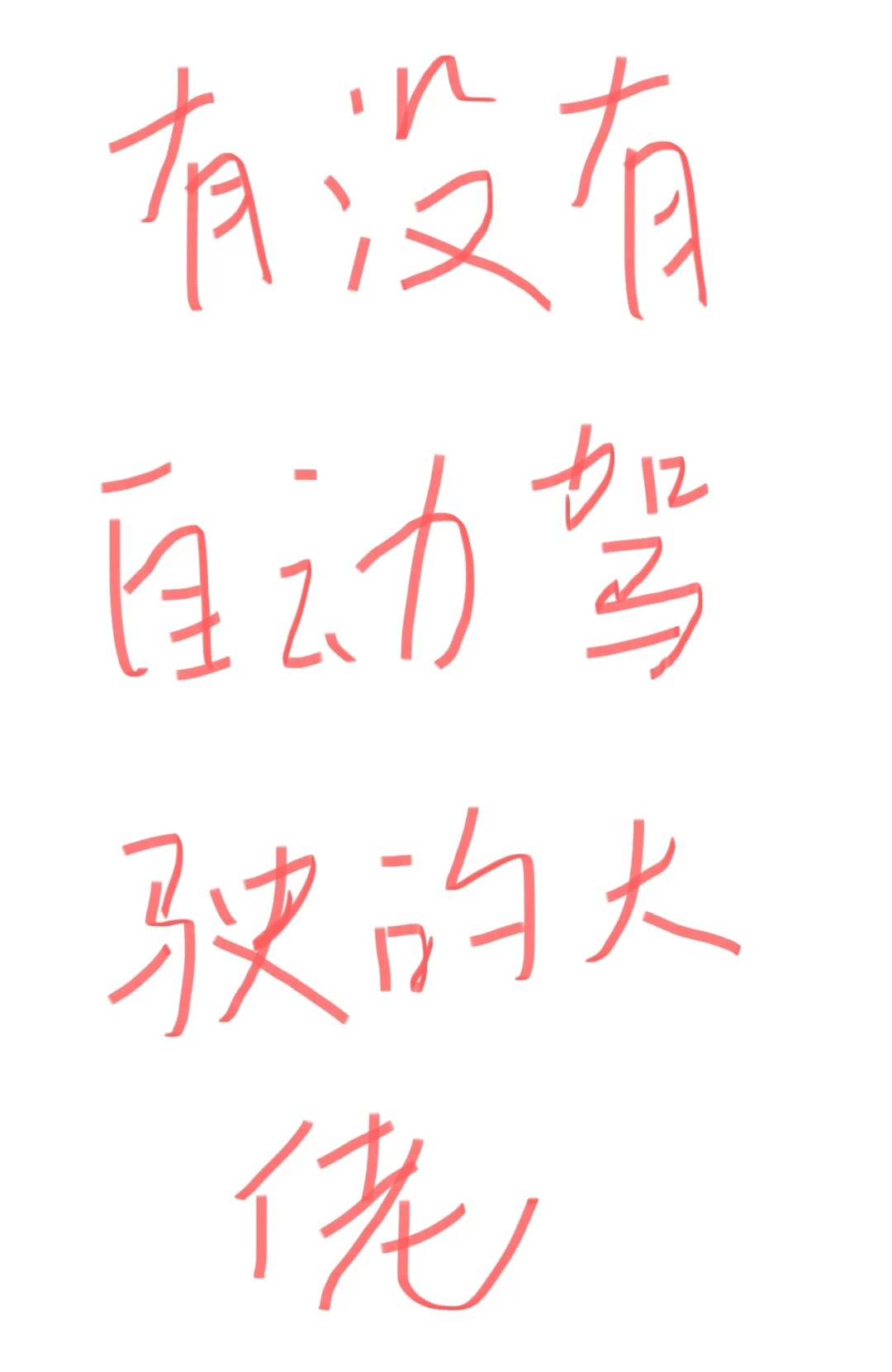 有没有自动驾驶的大佬！！！