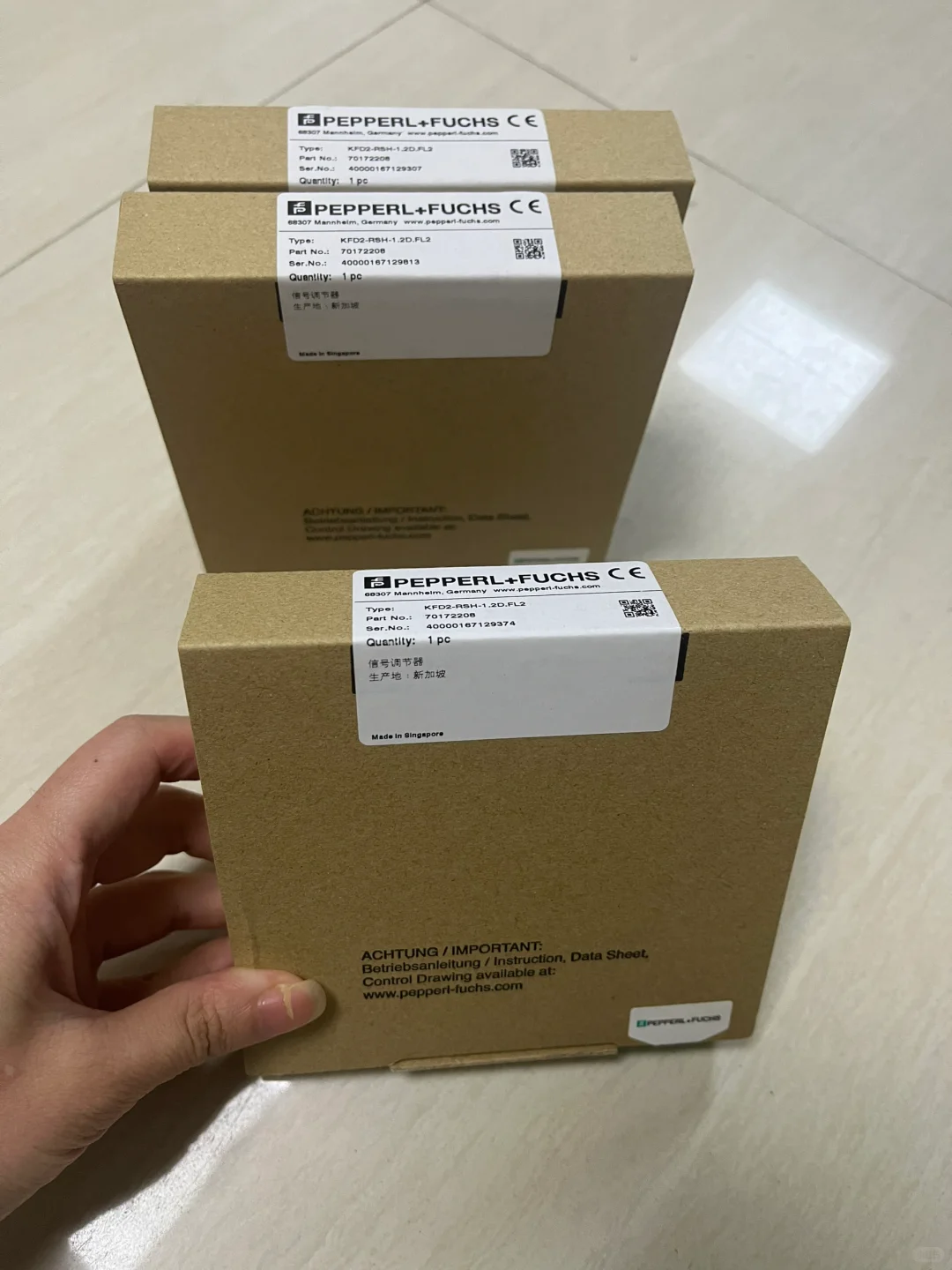 P+F倍加福光电传感器信号处理器