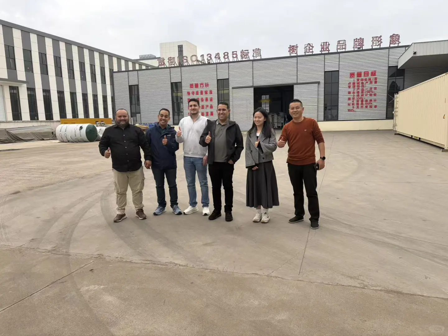 欢迎委内瑞拉客户到访罗铭制氧机工厂