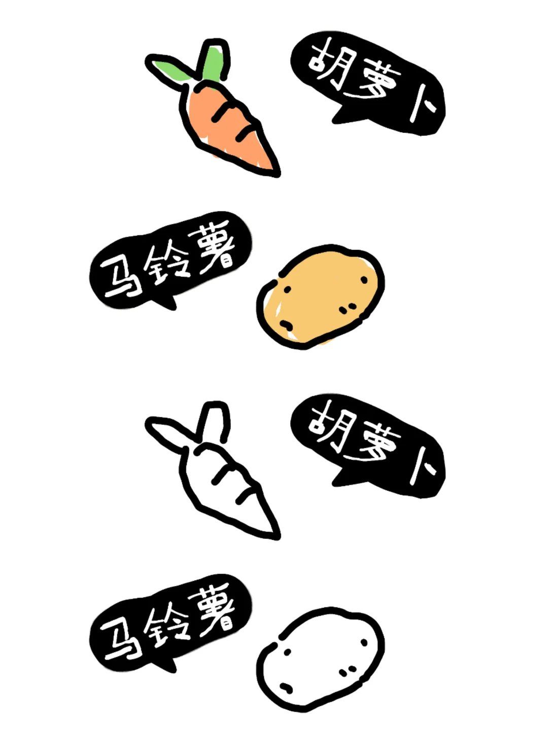 植物角：蔬菜的种类