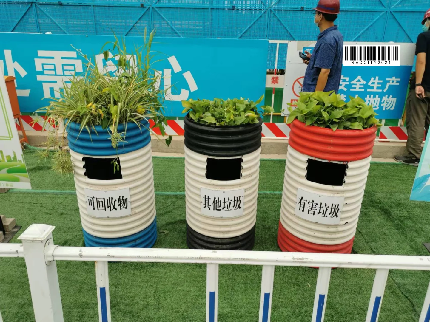 建筑工地里的“艺术家”