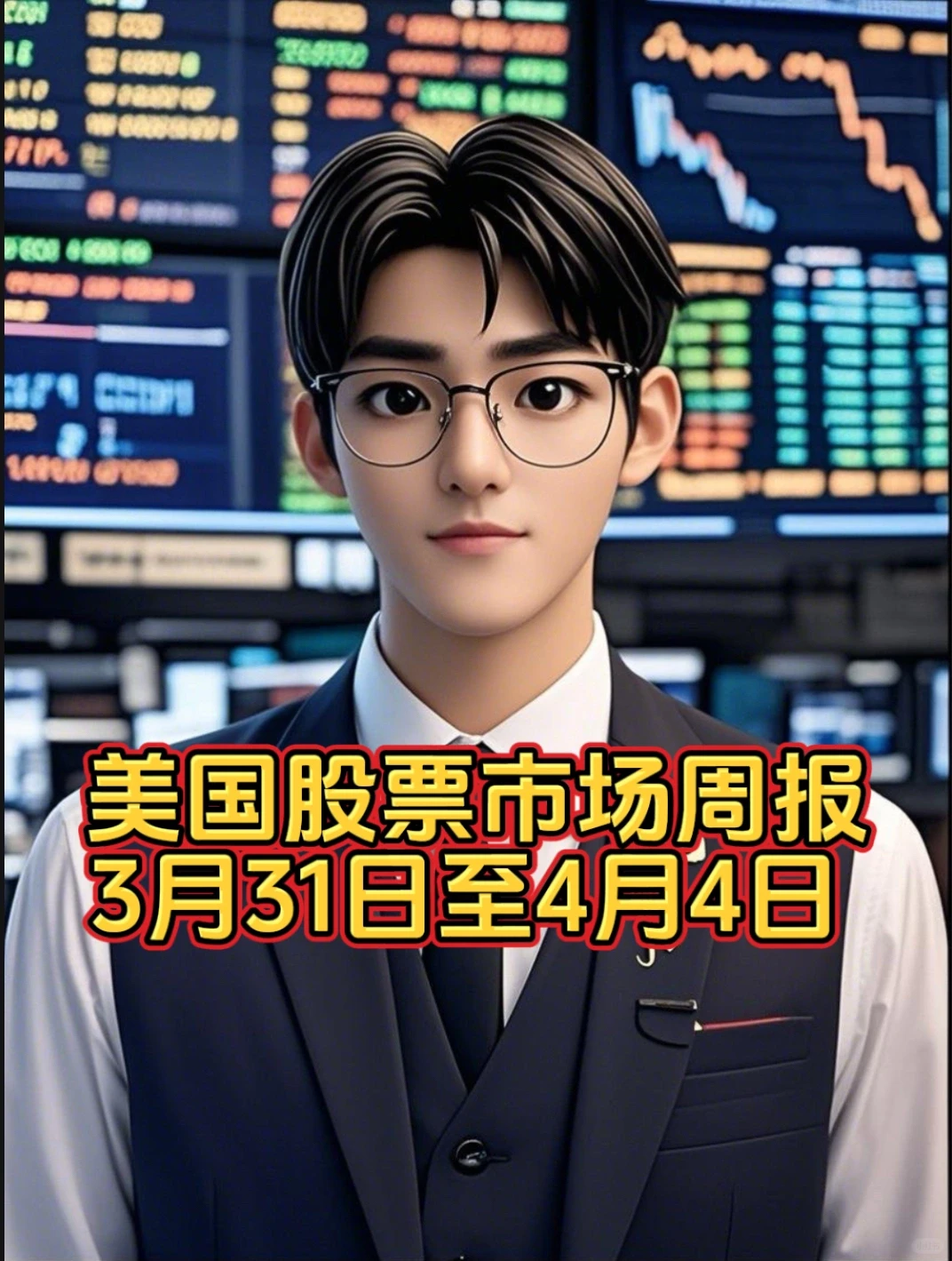 美国股票市场周报，3月31日至4月4日