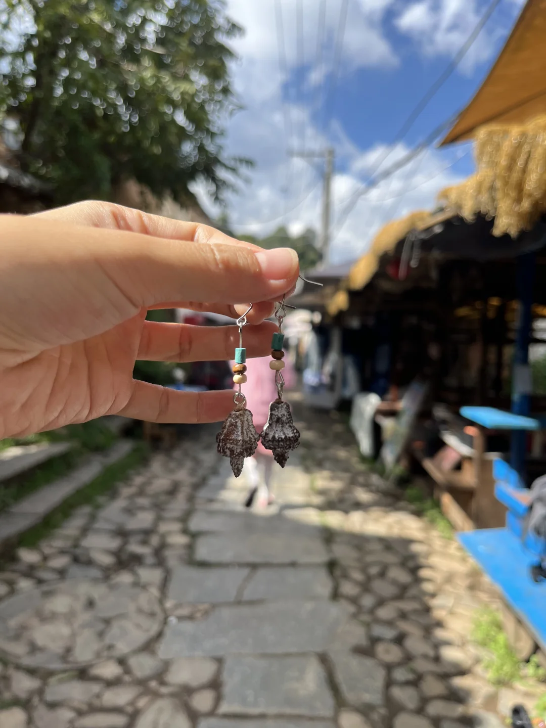 果实耳环简单复杂款式都有